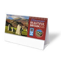 Discover Beautiful Britain Desk Calendar