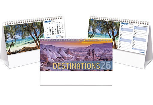 Destinations Desk Calendar