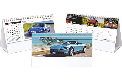 Dream Machines Desk Calendar