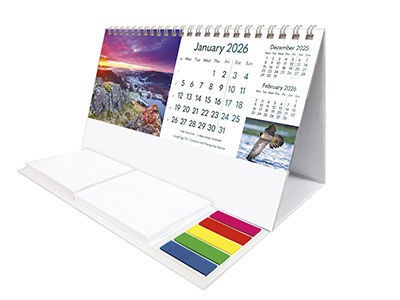 Rural Britain Note Station Desk Calendar 