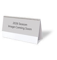 Deep Blue Note Station Desk Calendar