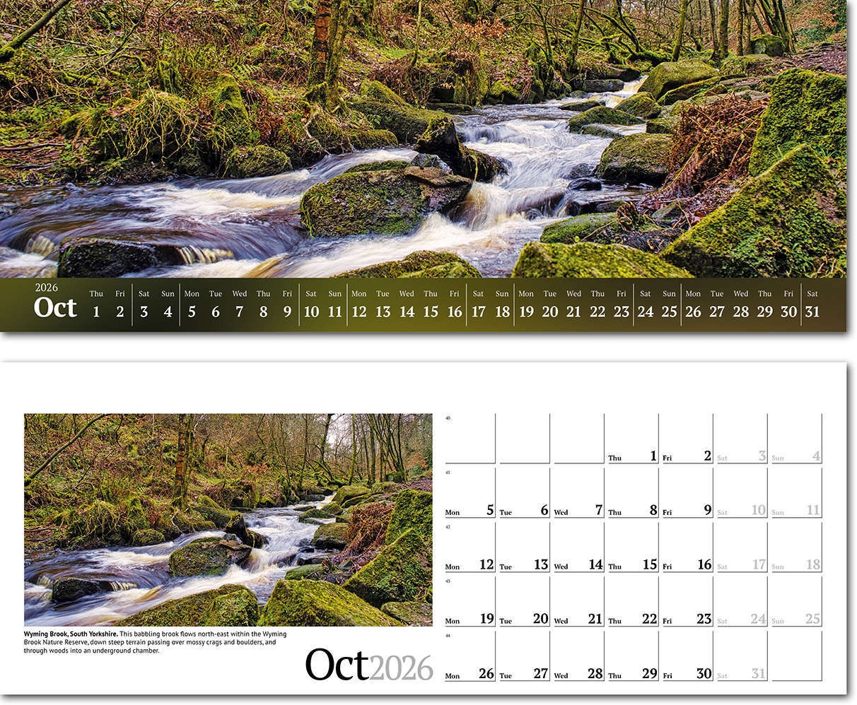 Wild Britain Note Station Desk Calendar 