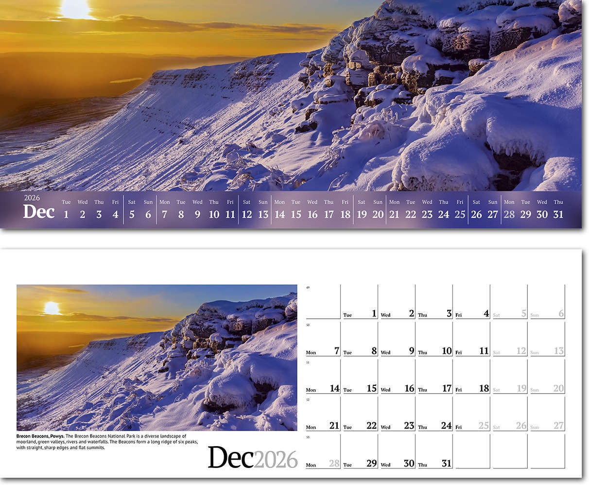 Wild Britain Task Station Desk Calendar