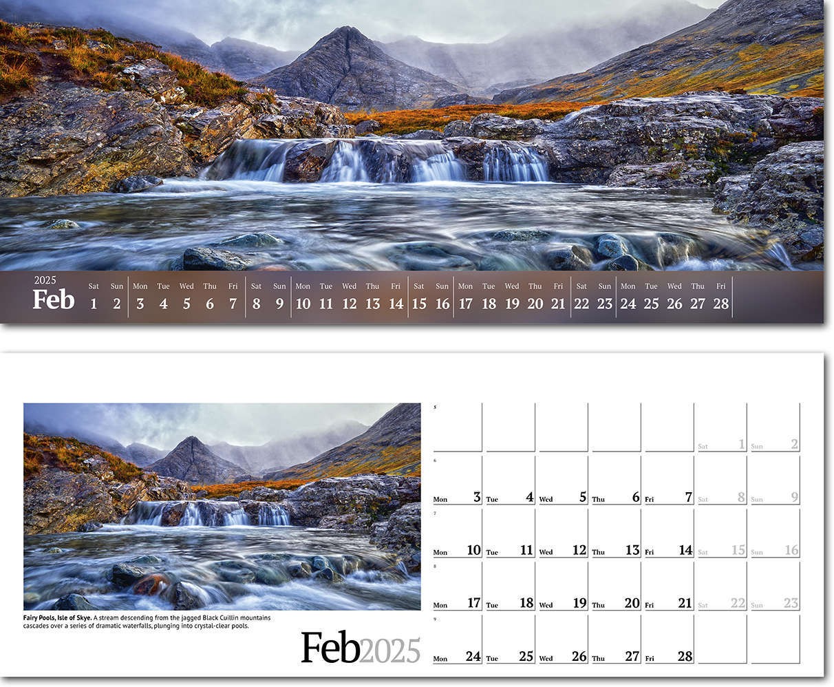 Wild Britain Task Station Desk Calendar