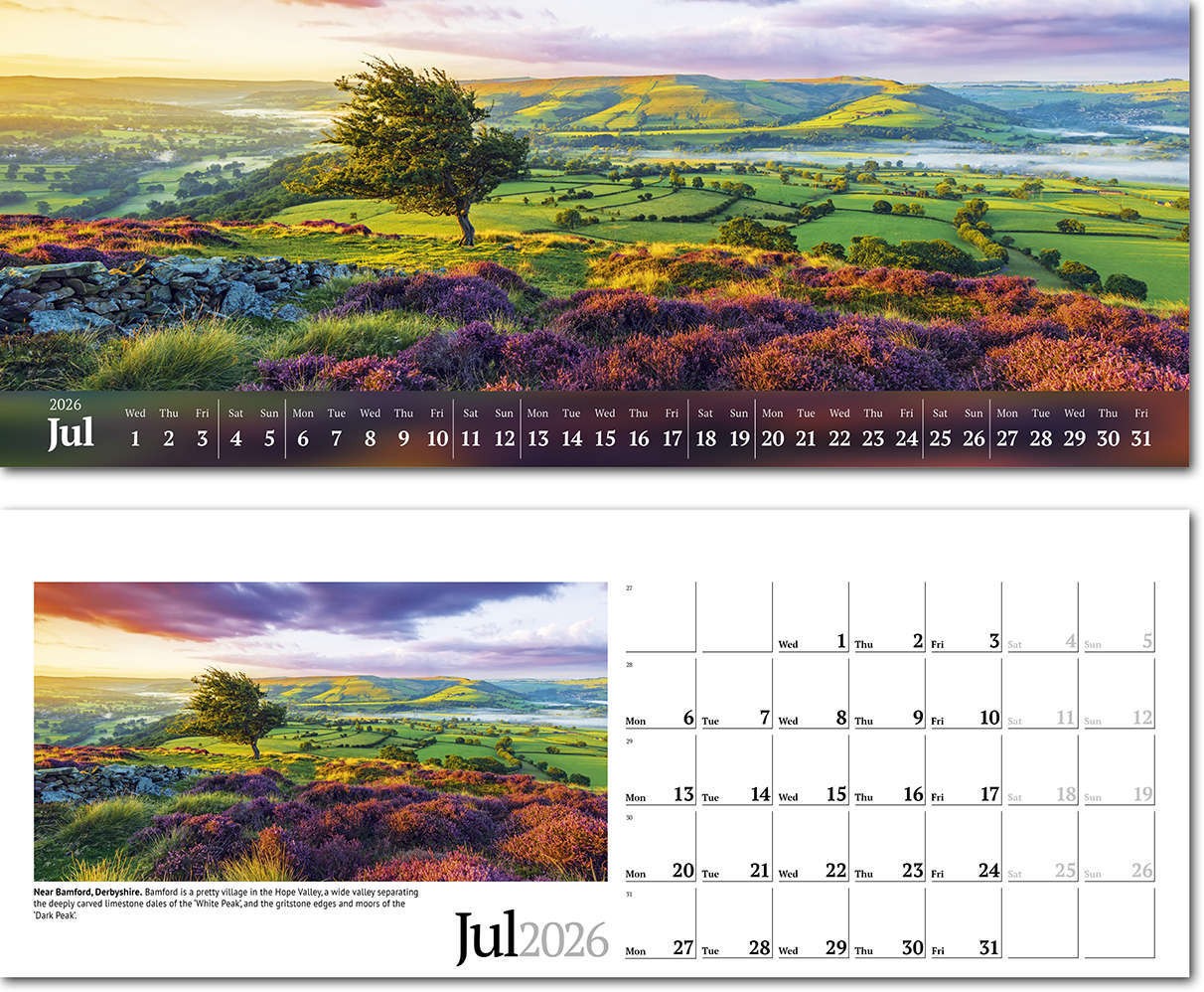 Wild Britain Task Station Desk Calendar