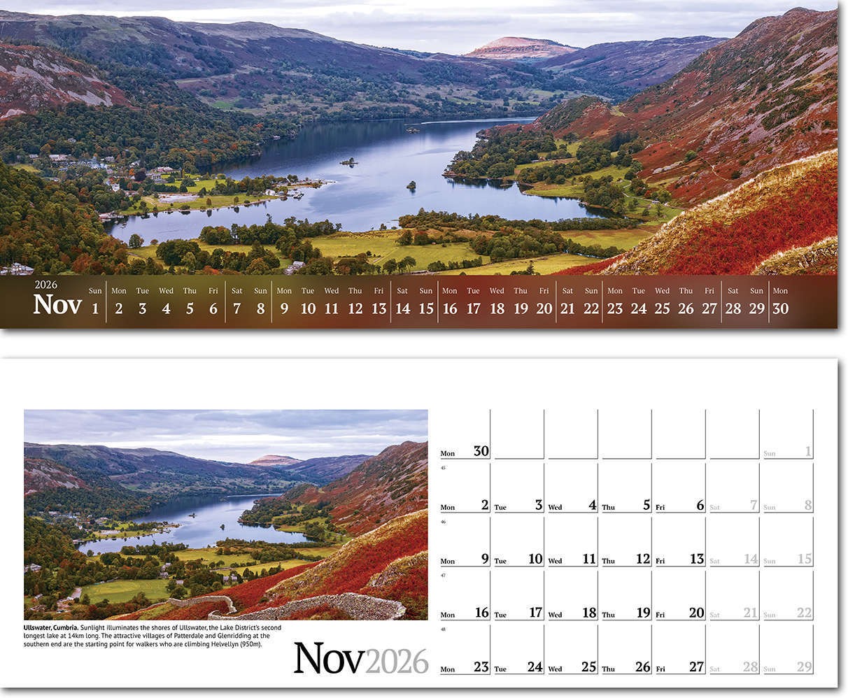 Wild Britain Task Station Desk Calendar