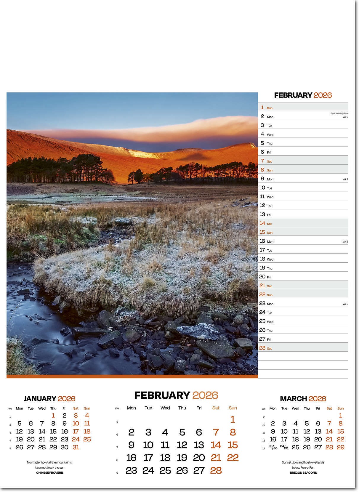 Moods of Nature Calendar