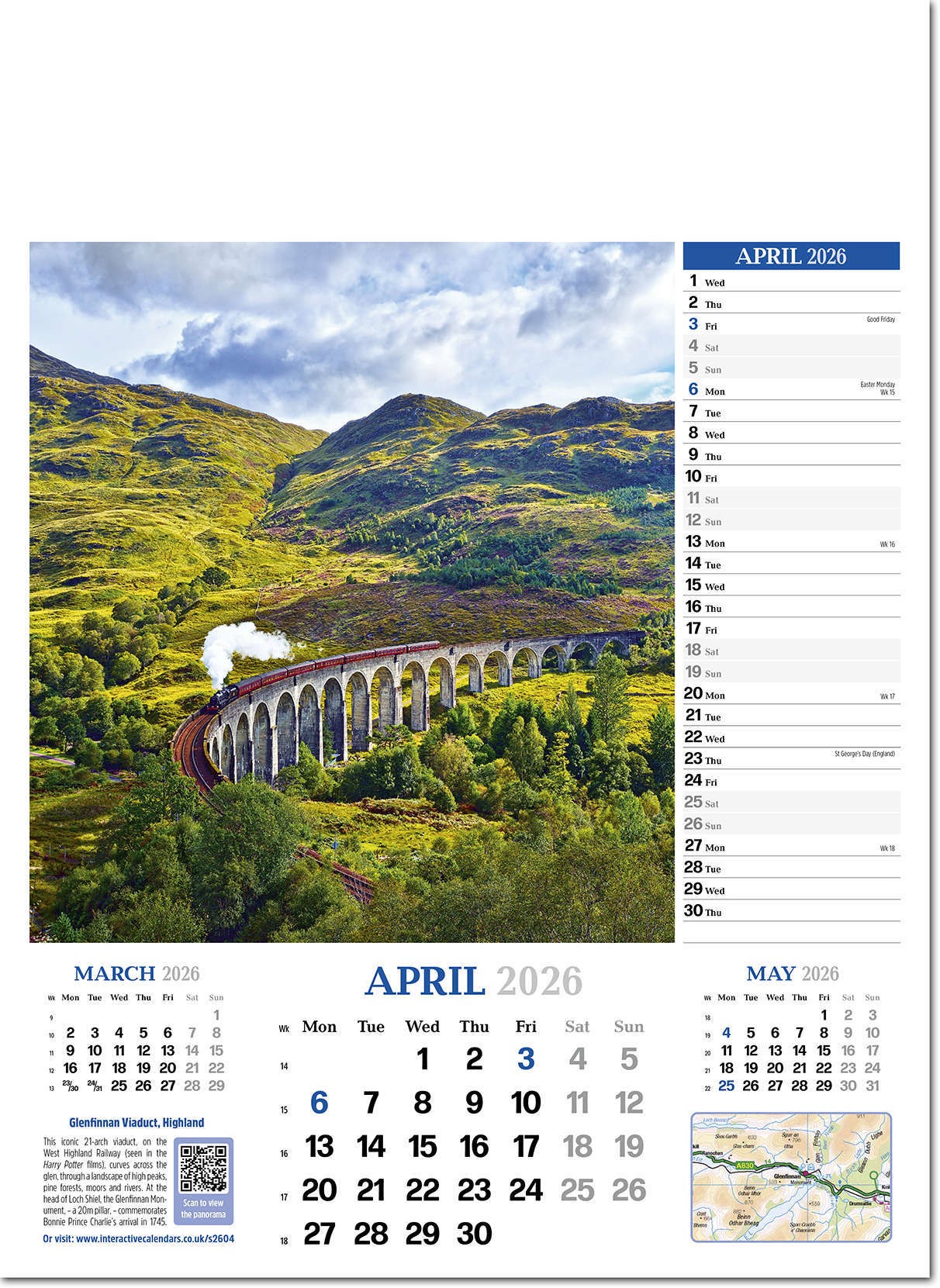 Splendour of Scotland Calendar