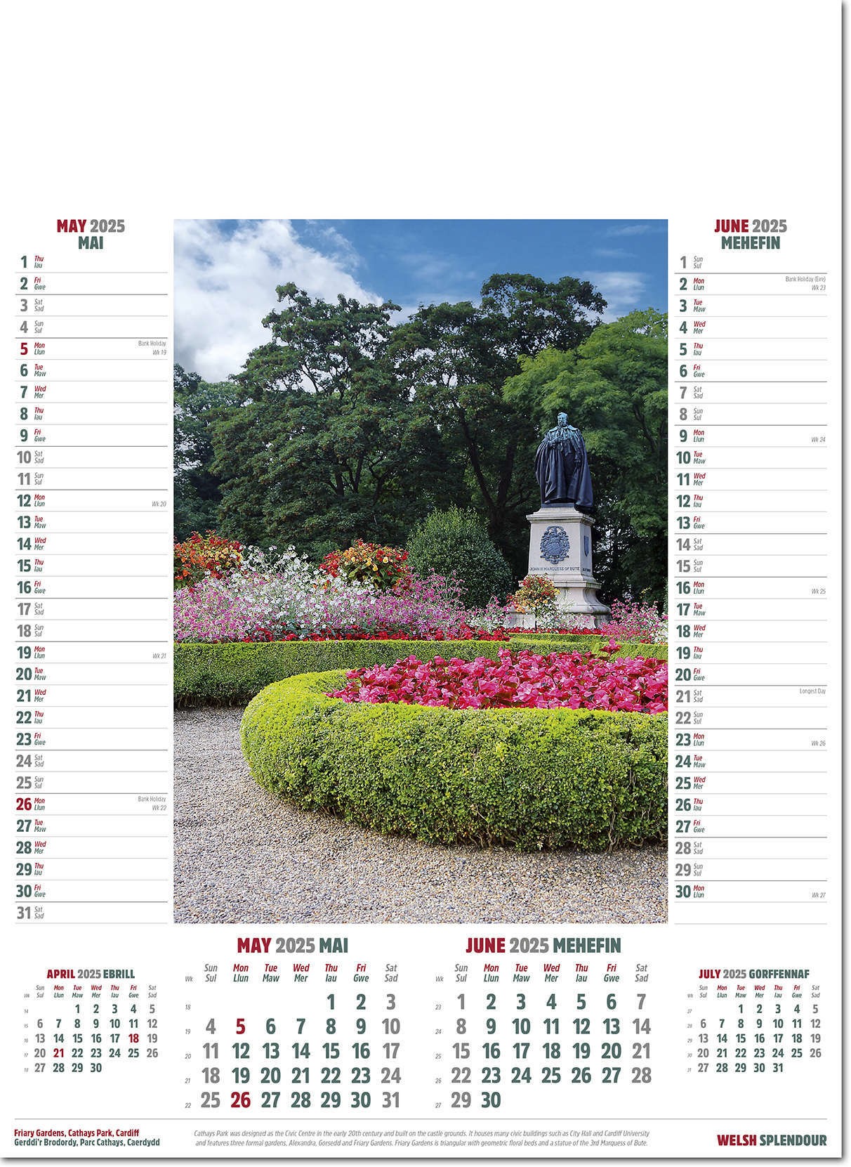 Welsh Splendour Calendar