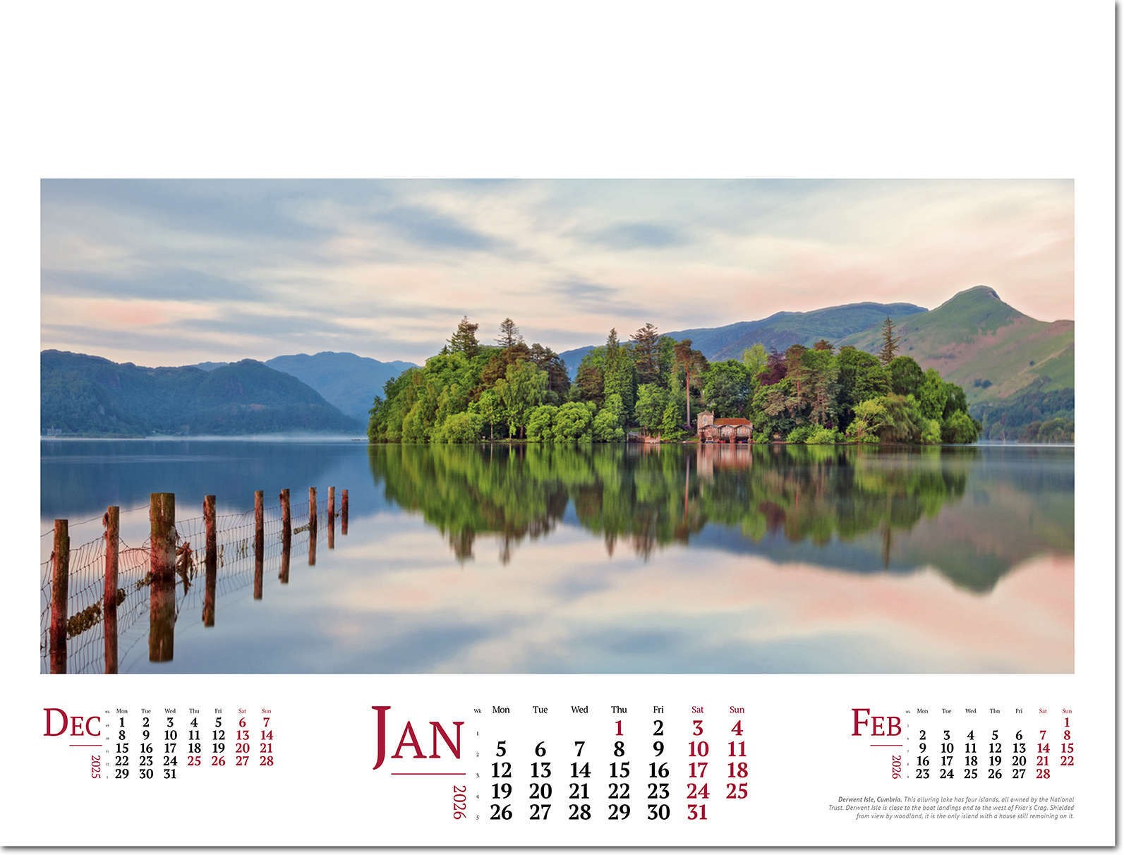 Wild Britain Wall Calendar