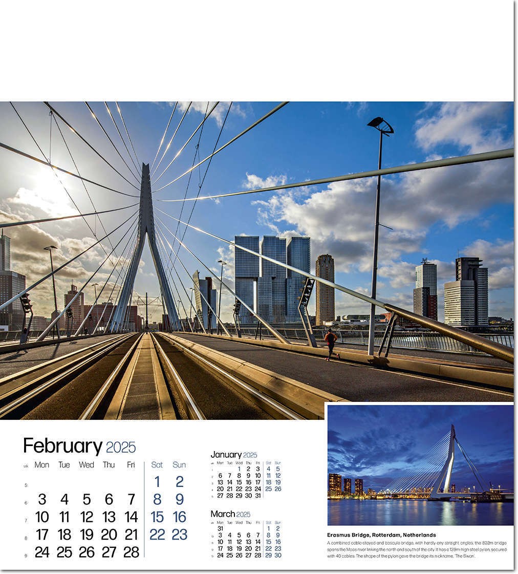 Iconic Structures Wall Calendar