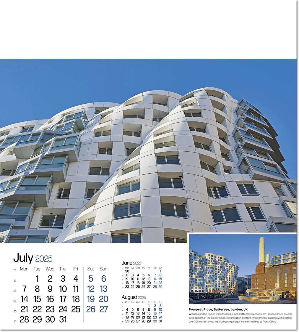 Iconic Structures Wall Calendar