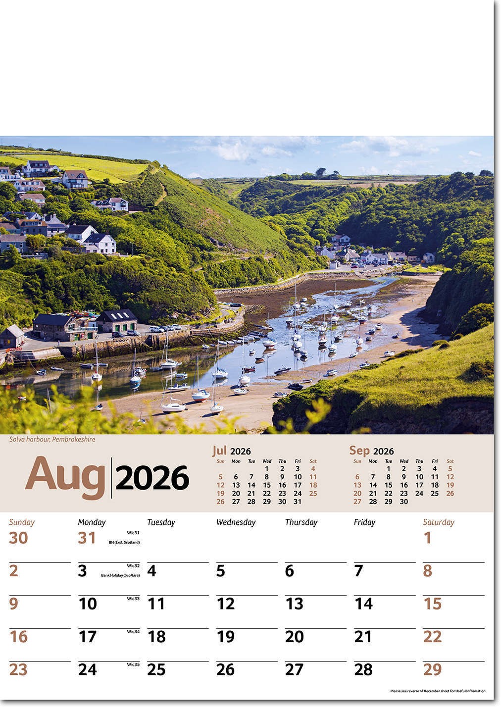 Scenic Memo Calendar