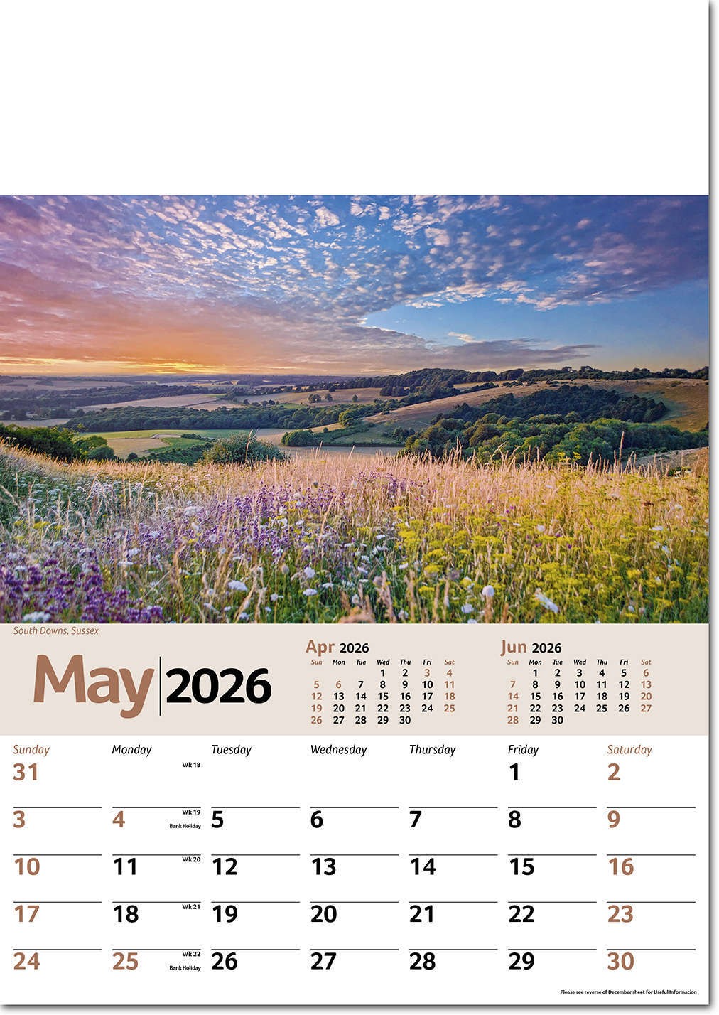 Scenic Memo Calendar