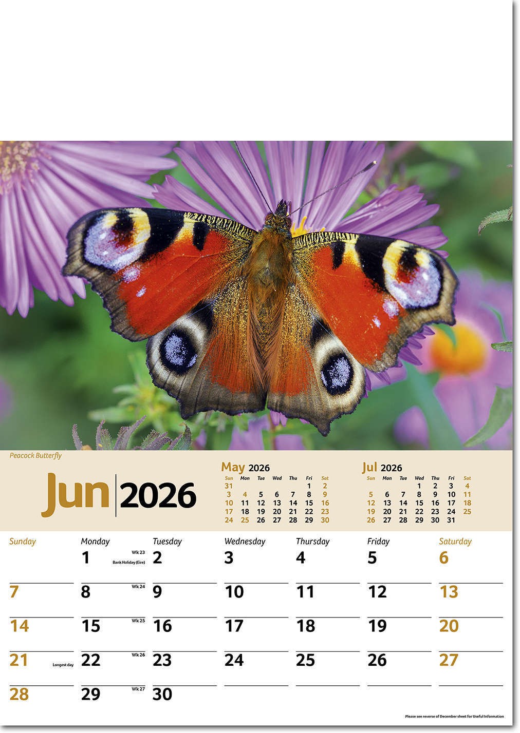 Wildlife Memo Calendar